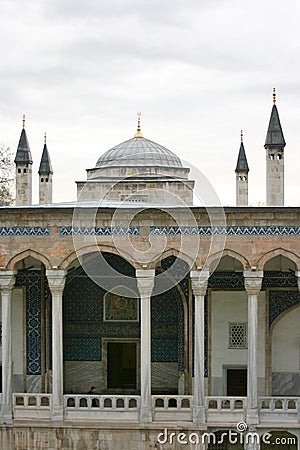 Tiled Kiosk Stock Photo