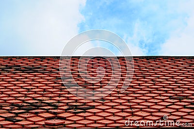 Tiled roof Stock Photo