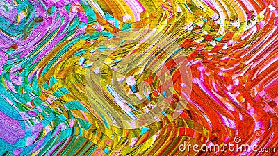 Tiled stone. Abstract spirals art. Ink spill on canvas board. Bright strokes. Ink spill artwork. Dry inking surface. Stock Photo