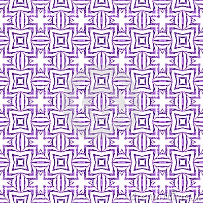 Tiled watercolor background. Purple comely Stock Photo