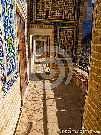 Tilla-Kari Mosque, Samarkand, Uzbekistan Stock Photo