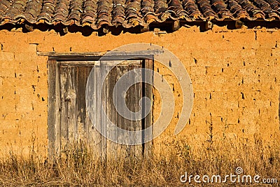 Tillage hut Stock Photo