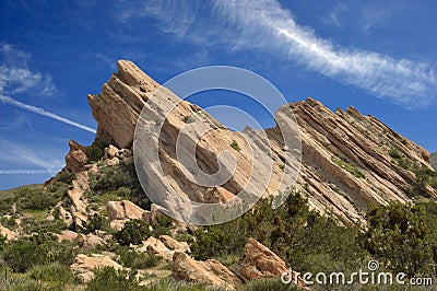 Tilted Slabs Stock Photo