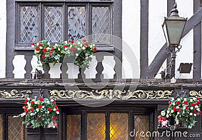 Timber building Stock Photo