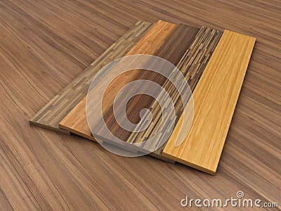 Timber floor Stock Photo