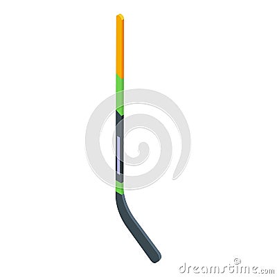 Timber stick equipment icon isometric vector. Goal pack Vector Illustration