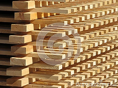 Timber supply Stock Photo