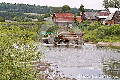 Timber transport Stock Photo