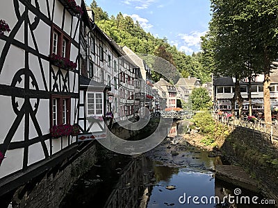 Timberframe houses Editorial Stock Photo