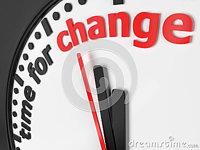 Time for change Stock Photo