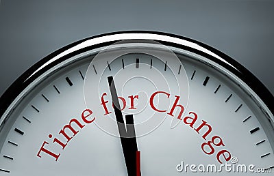 Time for Change Stock Photo