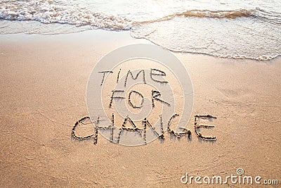 Time for change, concept Stock Photo