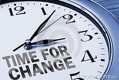 Time for change Stock Photo