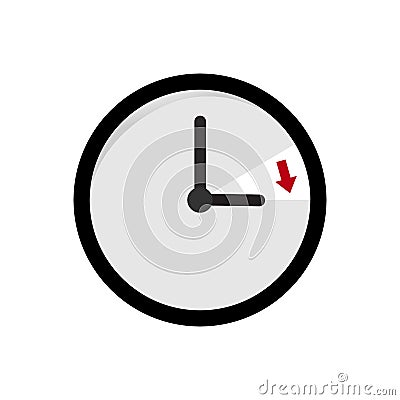 Time Change spring Vector Illustration