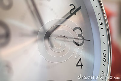 Time Clock Ticking Stock Photo