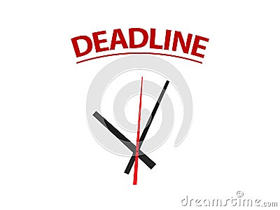 Time on Deadline Stock Photo