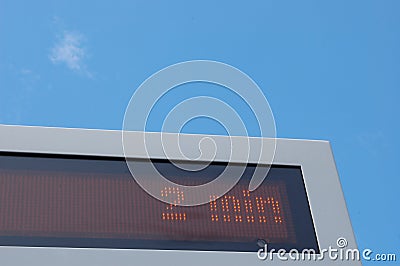 Time display Stock Photo