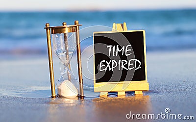 Time Expired. Stock Photo