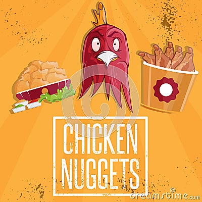 time fast food vector illustration Vector Illustration