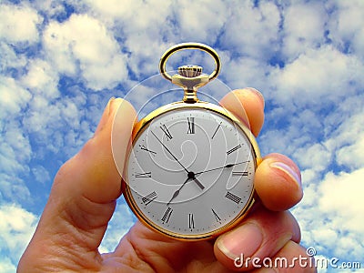 Time Flies Stock Photo