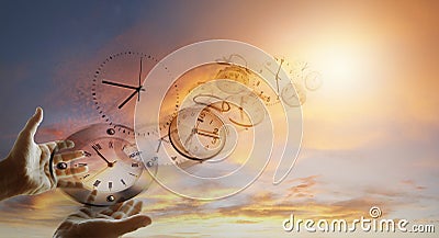 Time flies Stock Photo