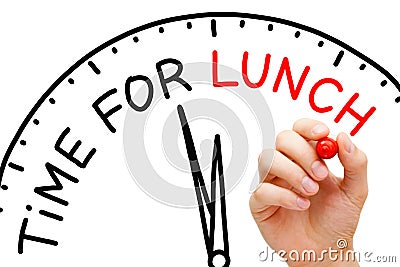 Time for Lunch Stock Photo