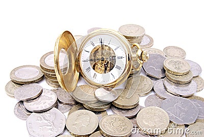 Time is money Editorial Stock Photo