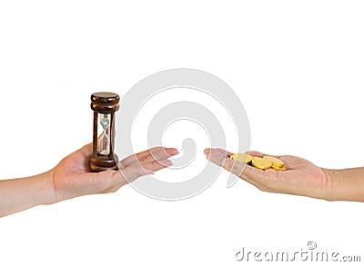 Time and money concept Stock Photo