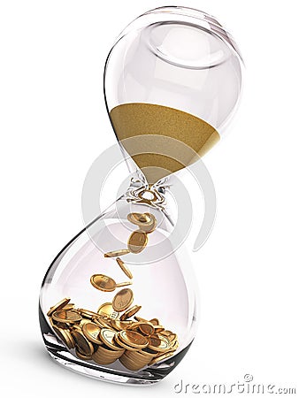 Time is money concept Stock Photo