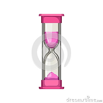 time sandglass hourglass cartoon vector illustration Cartoon Illustration