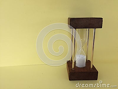 Time. Small Hour Glass. Stock Photo