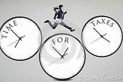 Time for taxes Stock Photo