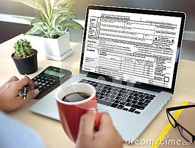 Time for Taxes Planning Money Financial Accounting Taxation Businessman Tax Economy Refund Money Editorial Stock Photo