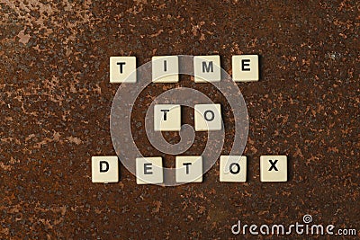 Time to detox Stock Photo