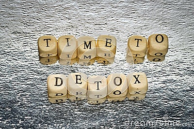 Time to detox Stock Photo