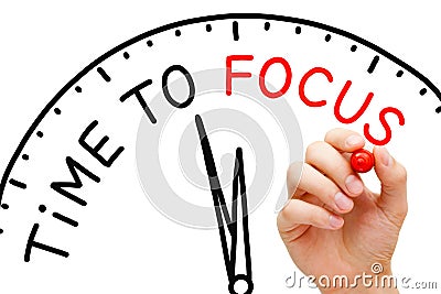 Time to Focus Stock Photo