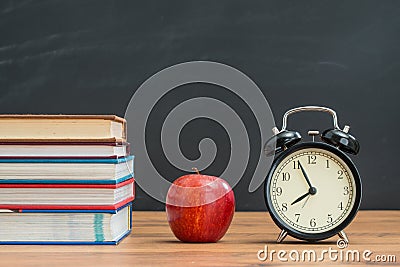 Time to have healthy apple lunch for back to school Stock Photo