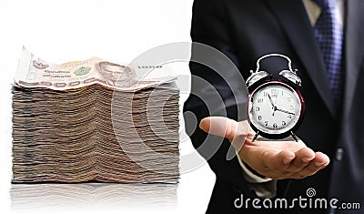 Time to save your money Stock Photo