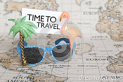 Time to travel Stock Photo