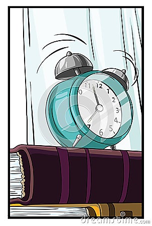 Time to wake up. Vector Illustration