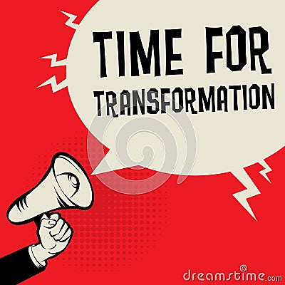 Time for Transformation Vector Illustration