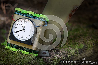 Timed bomb Stock Photo