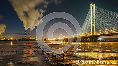 Timelapse av luftförorening i staden Timelapse av luftförorening i staden