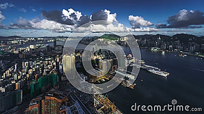 Timelapse del paisaje urbano de Hong Kong Timelapse del paisaje urbano de Hong Kong