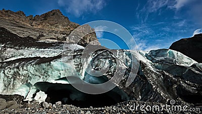 timelapse 4K Eyjafjallajokull glaciär (Eyjafjallajökull) - sixthen - den största glaciären i Island Lokaliserat i söderna arkivfilmer timelapse 4K Eyjafjallajokull glaciär (Eyjafjallajökull) - sixthen - den största glaciären i Island Lokaliserat i söderna arkivfilmer