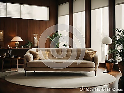 Timeless Chic: A Glimpse into New Interior Trends Stock Photo