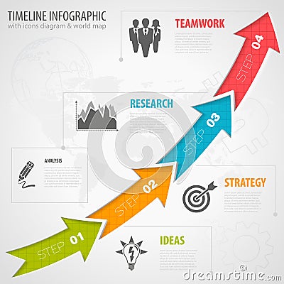 Timeline Infographic Vector Illustration