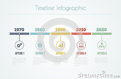 Timeline Infographic Vector Illustration