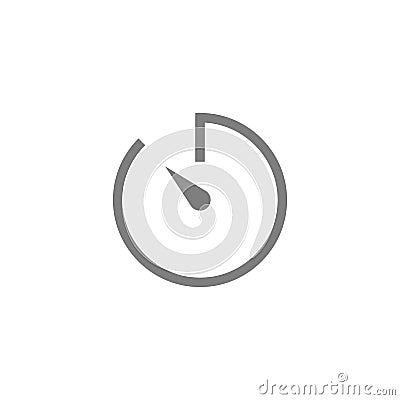 Timer icon symbol simple design. Vector Vector Illustration