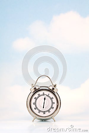Timer in the Sky Stock Photo